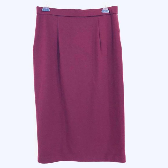 Grace Elements Woman’s Sz S Skirt Purple Pencil - Picture 3 of 8